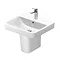 Duravit No.1 1TH Washbasin + Semi Pedestal Large Image