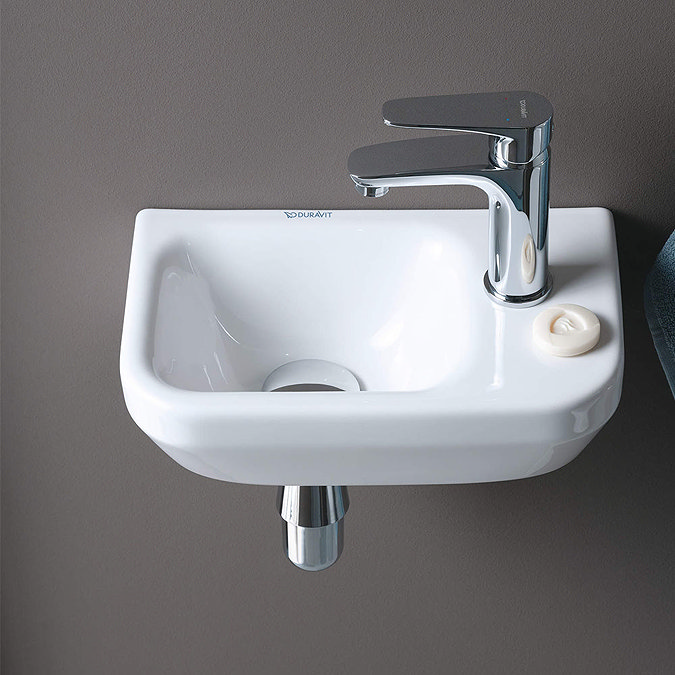 Duravit No.1 360mm 1TH Wall Hung Handrinse Basin - 07453600412  Profile Large Image