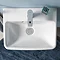 Duravit No.1 450mm White Matt Wall Mounted Vanity Unit with Basin  In Bathroom Large Image