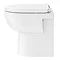 Duravit No.1 480mm HygieneGlaze Rimless Back to Wall Toilet Pan + Seat  In Bathroom Large Image