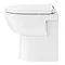 Duravit No.1 480mm HygieneGlaze Rimless Back to Wall Toilet Pan + Seat In Bathroom Large Image
