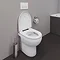 Duravit No.1 480mm HygieneGlaze Rimless Back to Wall Toilet Pan + Seat  Newest Large Image