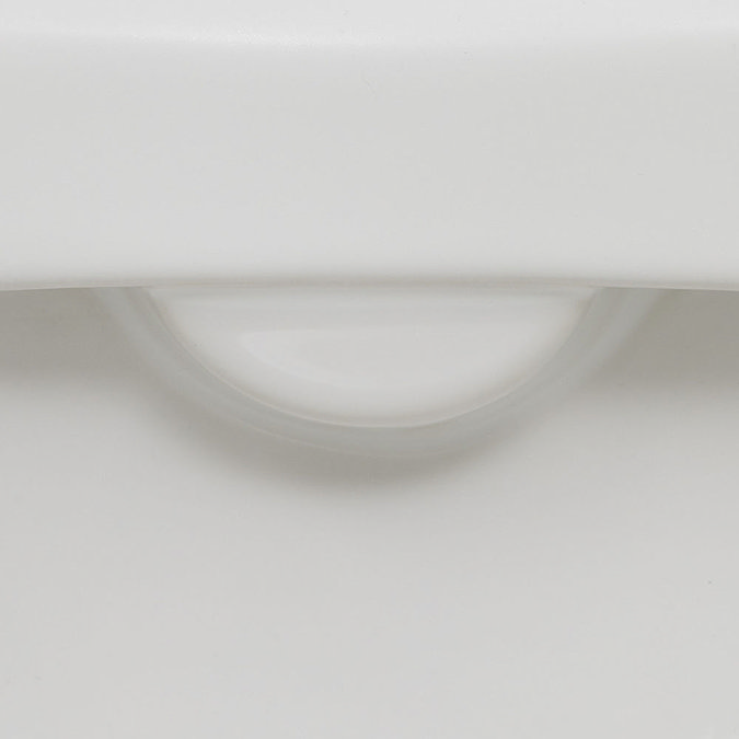 Duravit No.1 480mm HygieneGlaze Rimless Back to Wall Toilet Pan + Seat Profile Large Image
