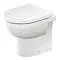 Duravit No.1 480mm Rimless Back to Wall Toilet Pan + Seat Large Image