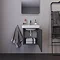 Duravit No.1 500mm Graphite Matt Wall Mounted Vanity Unit with Basin  Newest Large Image