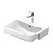 Duravit No.1 550mm 1TH Semi Recessed Basin - 03765500002 Large Image