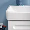 Duravit No.1 550mm White Matt 1-Drawer Wall Mounted Vanity Unit with Basin Profile Large Image