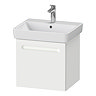 Duravit No.1 550mm White Matt 1-Drawer Wall Mounted Vanity Unit with Basin Large Image