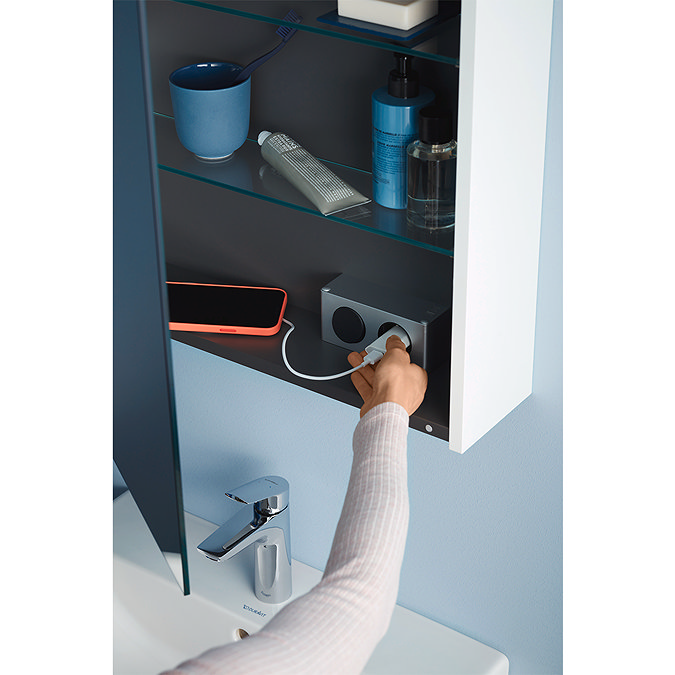 Duravit No.1 600 x 700mm Illuminated LED Mirror Cabinet