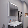 Duravit No.1 800 x 700mm Illuminated LED Mirror Cabinet
