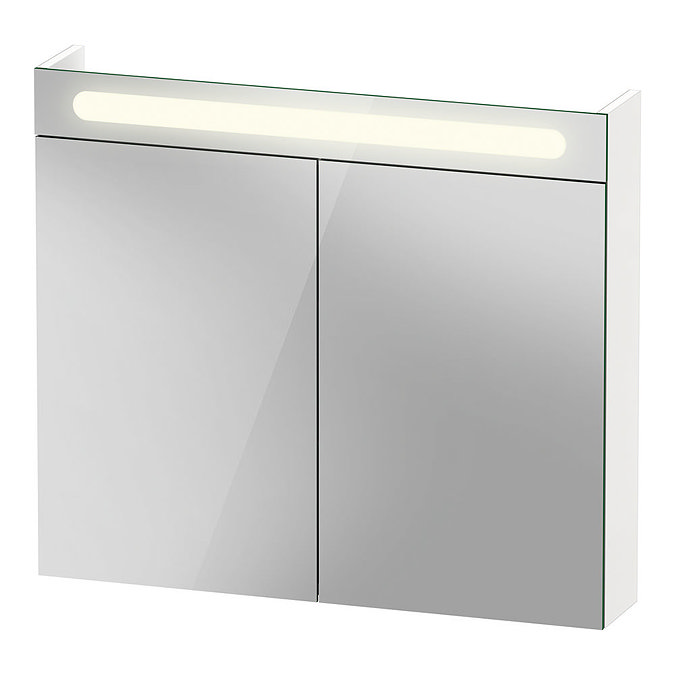 Duravit No.1 800 x 700mm Illuminated LED Mirror Cabinet - N17921000000000 Large Image