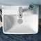 Duravit No.1 800mm White Matt 1-Drawer Wall Mounted Vanity Unit with Basin (Trap Cut-Out)  In Bathroom Large Image