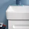 Duravit No.1 800mm White Matt 1-Drawer Wall Mounted Vanity Unit with Basin (Trap Cut-Out)  Feature Large Image
