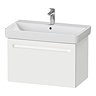 Duravit No.1 800mm White Matt 1-Drawer Wall Mounted Vanity Unit with Basin Large Image