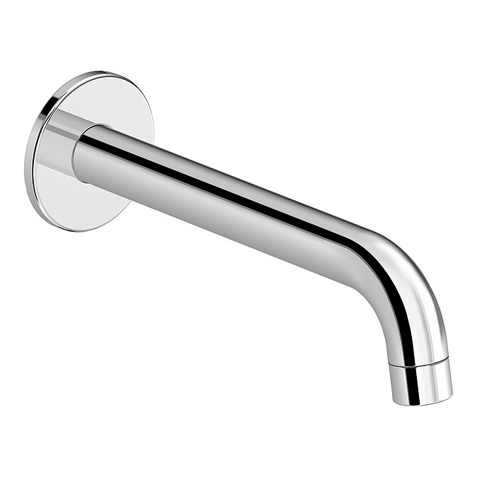 Duravit No.1 Chrome Wall Mounted Bath Spout - N15240010010 Large Image