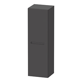 Duravit No.1 Graphite Matt Semi-Tall Cabinet Large Image