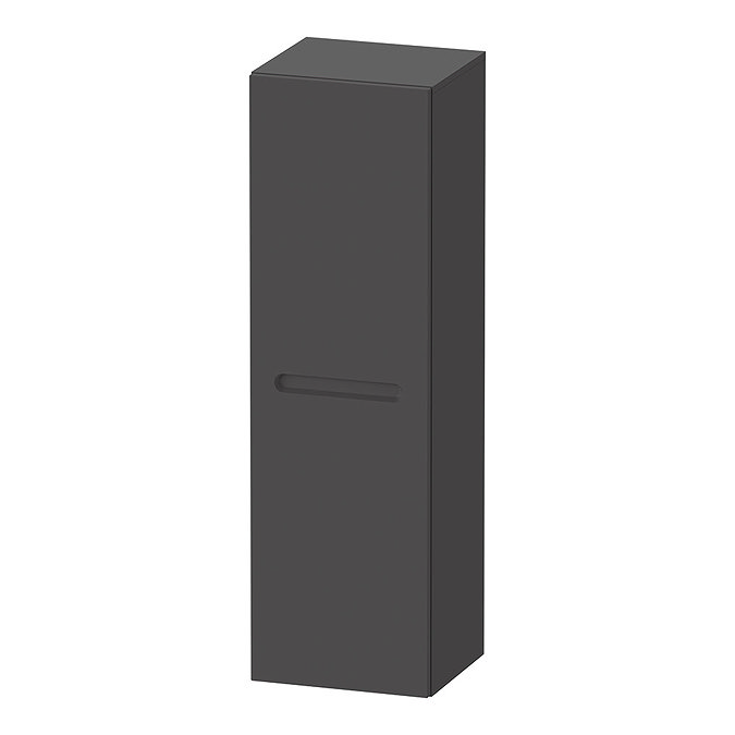 Duravit No.1 Graphite Matt Semi-Tall Cabinet Large Image