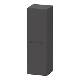 Duravit No.1 Graphite Matt Semi-Tall Cabinet Large Image