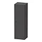 Duravit No.1 Graphite Matt Semi-Tall Cabinet Large Image