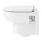 Duravit No.1 HygieneGlaze Compact 480mm Rimless Wall Hung Toilet + Seat  Newest Large Image