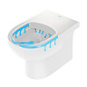 Duravit No.1 570mm Rimless Back to Wall Toilet Pan + Seat  Newest Large Image