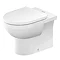 Duravit No.1 Rimless Back to Wall Toilet Pan + Seat Large Image