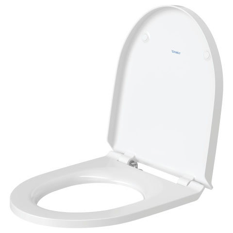 Duravit No.1 Rimless Back to Wall Toilet Pan + Soft-Close Seat  Profile Large Image