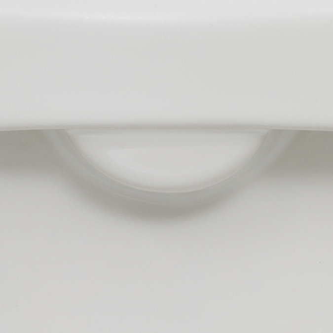Duravit No.1 Rimless Back to Wall Toilet Pan with Vertical Outlet + Seat  Profile Large Image