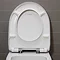 Duravit No.1 Rimless Back to Wall Toilet Pan with Vertical Outlet + Seat  additional Large Image