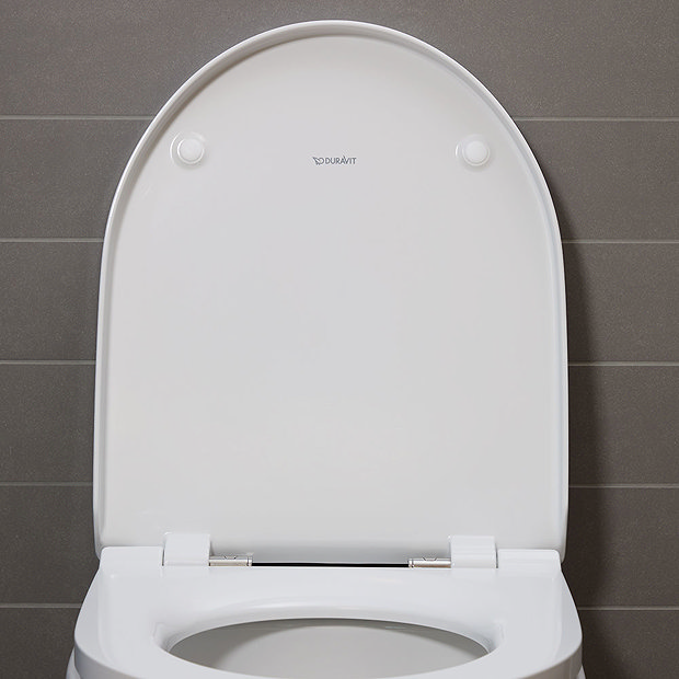 Duravit No.1 Rimless Close Coupled Toilet (6/3 L Flush) + Seat  additional Large Image