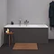 Duravit No.1 Single Ended Bath + Support Feet  Standard Large Image