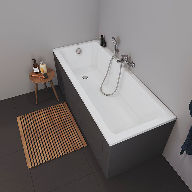 Duravit No.1 Single Ended Bath + Support Feet  additional Large Image