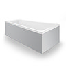 Duravit No.1 Trapezoidal Bath + Support Feet (Left Hand)  In Bathroom Large Image