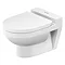 Duravit No.1 Compact Rimless Wall Hung Toilet + Soft-Close Seat Large Image