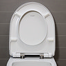 Duravit No.1 WonderGliss Rimless Wall Hung Toilet + Seat  Newest Large Image