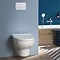 Duravit No.1 WonderGliss Rimless Wall Hung Toilet + Seat  Profile Large Image