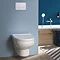 Duravit No.1 WonderGliss Rimless Wall Hung Toilet + Seat Profile Large Image