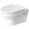 Duravit DuraStyle Basic Rimless Wall Hung Toilet + Seat Large Image