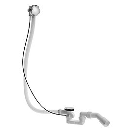 Duravit Pop-up Waste & Overflow for D-Code Double Ended Baths Large Image