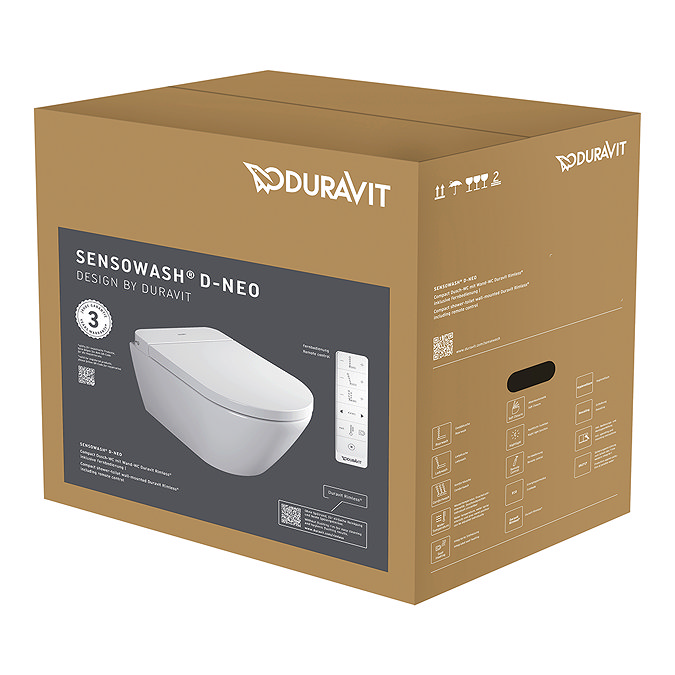 Duravit SensoWash D-Neo Compact Wall Hung Shower Toilet