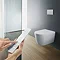Duravit SensoWash Starck F Lite Compact Wall Hung Shower Toilet + Install Kit  Profile Large Image