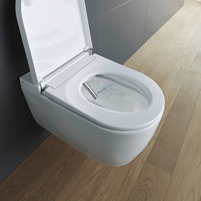 Duravit SensoWash Starck F Lite Compact Wall Hung Shower Toilet + Install Kit  Standard Large Image