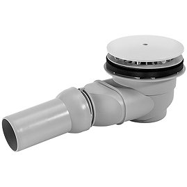 Duravit Shower Tray Waste with Horizontal Outlet - White Large Image