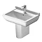 Duravit Starck 3 1TH Basin + Semi Pedestal Large Image