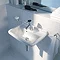 Duravit Starck 3 450mm 1TH Wall Hung Handrinse Basin - 0750450000  Profile Large Image