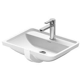Duravit Starck 3 490mm 1TH Under Counter Basin - 0302490000 Large Image