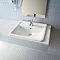 Duravit Starck 3 560mm 1TH Inset Basin - 0302560000  Profile Large Image