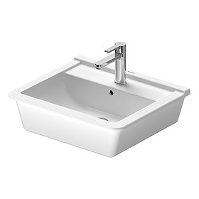 Duravit Starck 3 560mm 1TH Inset Basin - 0302560000 Large Image