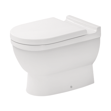 Duravit Starck 3 Back to Wall Toilet Pan + Seat Profile Large Image