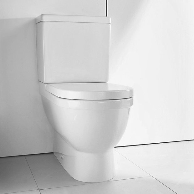 Duravit Starck 3 BTW Close Coupled Toilet + Seat  Standard Large Image
